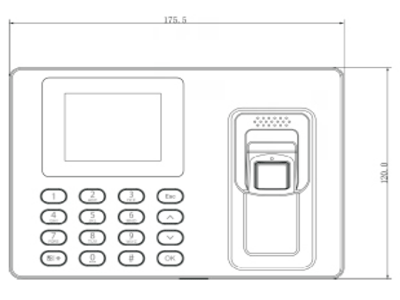 DAHUA DHI-ASA1222E - Control de Asistencia de Huella y Password/ Pantalla de 2.4 Pulgadas/ 1000 Usuarios/ 2000 Huellas/ 1000 Passwords/ 100,000 Registros/ Puerto USB para Reportes, Importar y Exportar/ Horarios por Usuario o Departamento/