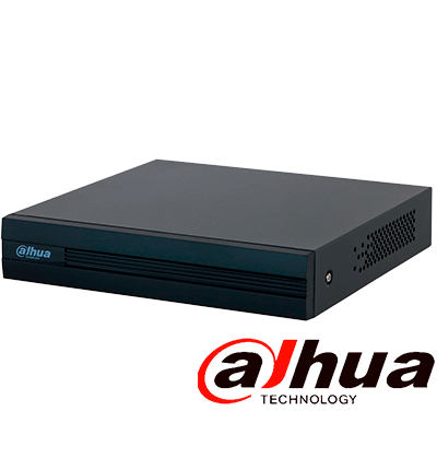 DAHUA DHI-KIT/XVR1B04-I/T/4-B2A21N-U-IL-0280B - Kit 4 Canales 2 MP/ DVR Cooper-U WizSense con IA/ Cámaras B2A21N-U-IL-0280B/ Hasta 5 Canales IP Rendimiento Max 20Mbps/ Soporta HDCVI & AHD & TVI & CVBS/ Metálica/ Cámara con Iluminador Inteligente