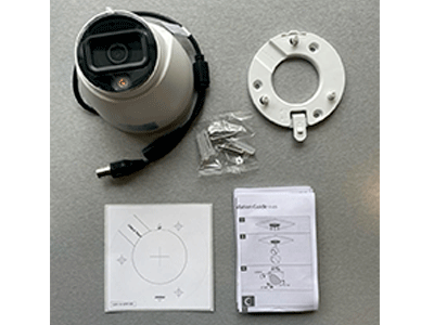 DAHUA DH-HAC-HDW1209TLQN-A-LED-0280B-S3 -Cámara Domo Full Color de 2 MP con lente de 2.8mm y ángulo de 103° Micrófono integrado, iluminación de 30 m, tecnología Starlight y DWDR. Resistente con IP67, visión clara en baja luz