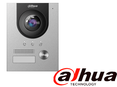 Dahua DHI-VTO2201F-P-S2 Frente de calle IP 2MP/ IK 07/ IP 65/ Control de Cerradura/ Aluminio/ Compatible con App DMSS/ Apertura remota/ Alimentación a 12V / #VDP #ASE