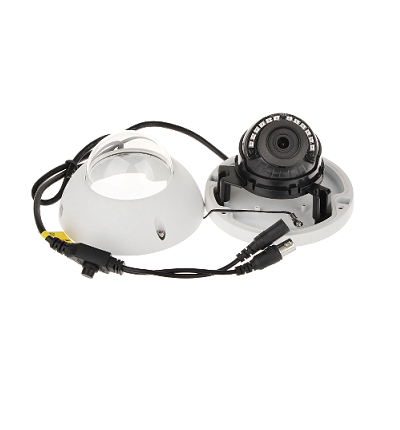 DAHUA HAC-D1A21N-0280B - Cámara Domo HDCVI 1080p/ 103 Grados de Apertura/ Lente de 2.8 mm/ IR 20 Mts/ Uso Interior/ TVI AHD Y CVBS/