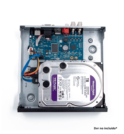WESTERN WD10PURZ - Disco Duro de 1TB Purple/ Especial Para Videovigilancia/ Trabajo 24/7/ Interface: Sata 6 Gb/s/ Hasta 64 Cámaras/ Hasta 8 Bahías de Discos Duros/ 3 Años de Garantía/