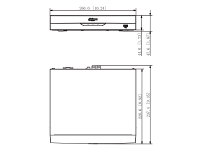 DAHUA XVR5104HS-4KL-I3 - DVR de 4 Canales 4k/ WizSense/ H.265+/ 4 Canales HDCVI+4 IP/ Hasta 8 Ch IP/ 1 Ch de Reconocimiento Facial/ Codificación con IA/ SDM Plus/ 1 Ch Proteccion Perimetral/ 1 SATA de hasta 10TB/ Funciones IoT & POS/