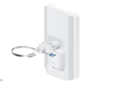 UBIQUITI LAP-GPS - Radio con antena integrada Airmax AC 5.8GHz de exterior, con antena sectorial de 17 dBi y 90 grados de apertura. Potencia de 25 dBm, rendimiento hasta 450 Mbps y sincronización GPS.