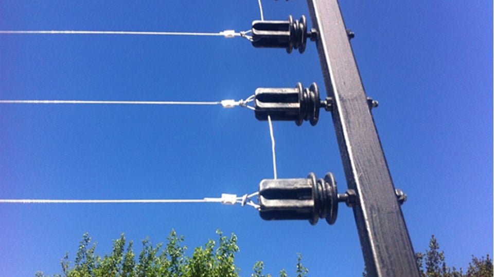 YONUSA BAAL500 - Bobina de alambre de aluminio de 500 mts. para líneas de cercos eléctricos YONUSA / Calibre 16 / Resistente a la corrosión