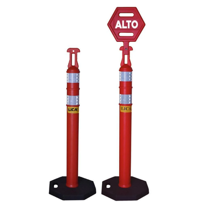 Poste para señal de ALTO Marca LICA