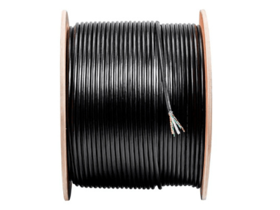 SAXXON OUTP6COP305NE - Bobina de Cable UTP Cat6 100% Cobre/ 305 Metros/ Uso Exterior/ Cubierta LDPE/ 4 Pares/ Soporta Pruebas de Rendimiento/ Cumple con Estandares ISO / IEC 11801 Ed2; EIA / TIA568B/ UL/ Ideal para Cableado de Redes y Video/