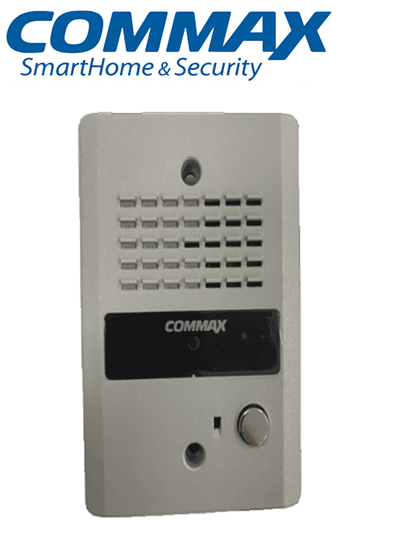 COMMAX DP2SDR2GN - Kit de interfon con frente de calle y auricular conexión a 2 hilos, conecta equipo extra con clave 29042 cuenta con función para apertura de puerta
