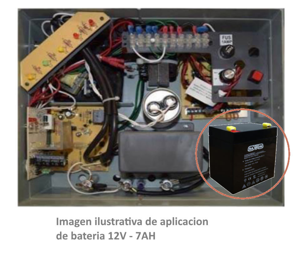 SAXXON CBAT45AH- Bateria de respaldo de 12 volts libre de mantenimiento y facil instalacion / 4.5 AH/ Compatible DSC/ CCTV/ Acceso