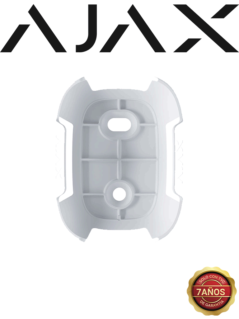 AJAX Holder - Soporte para fijar Button o DoubleButton en superficies. Color Balnco.