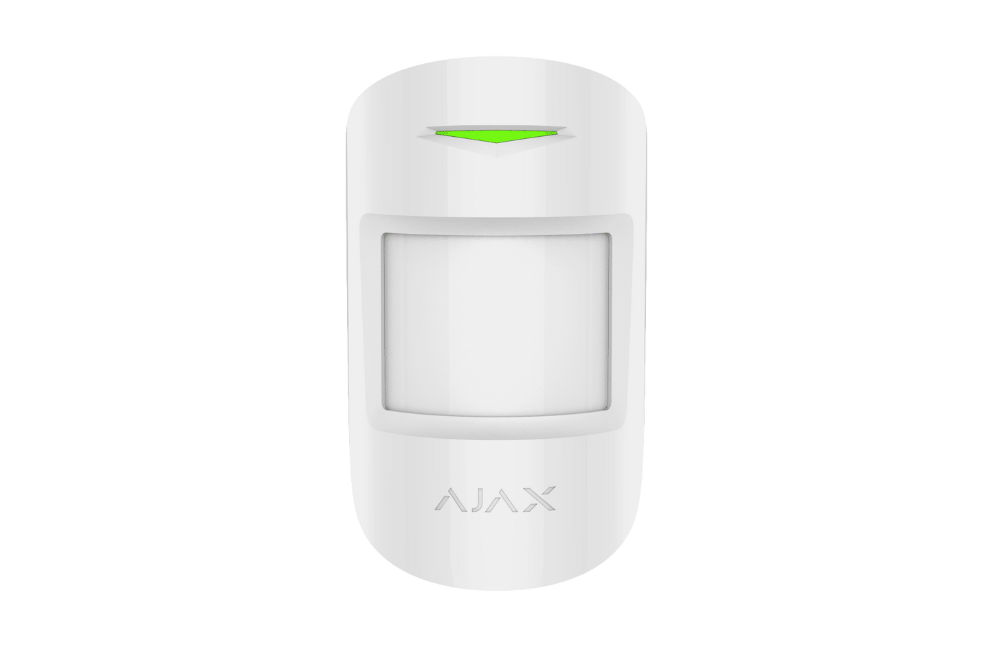 AJAX KIT BASIC - Panel de alarma Hub2 conexión Ethernet / APP “AJAX PRO” iOS y Android , 1 sensor de movimiento y 1 detector de puerta o ventana con entrada auxiliar en color blanco
