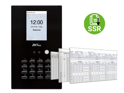 ZKTECO LFACE10 - Control de asistencia facial Visible Light / 100 rostros / 50,000 eventos / Función SSR para descargas en hojas de cálculo por USB