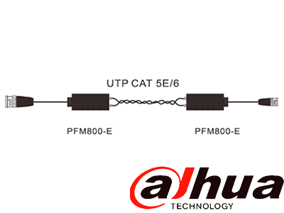 DAHUA PFM800-E - Par de Transceptores Pasivos HDCVI/ 1080p a 250 Mts/ 720p a 400 Mts/ Soporta AHD/ TVI/ CBVS/ 