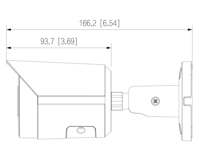 DAHUA IPC-HFW2449S-S-IL - Camara Bullet IP 4 Megapixeles/ Iluminador Dual Inteligente+Full Color/ WizSense/ Lente de 2.8mm/ 95 Grados/ Microfono Integrado/ 30 Mts de IR y Luz Visible/ Metal/ Ranura MicroSD/ WDR 120dB/ SMD Plus/ PoE/