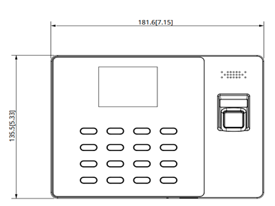 DAHUA ASA1222GL-D - Control de Asistencia Stand Alone con Batería Incluida/ 1000 Usuarios, Passwords y Tarjetas ID/ 2000 Huellas/ 100,000 Registros de Asistencias/ Protocolos TCP/IP/UDP/IPv4/ USB p/Exportar Registros/ Horarios/