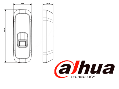 DAHUA ASR1102A(V3) - Lectora de Huellas y Tarjetas MIFARE/ 13.56MHz/ 3,000 Huellas/ Conexion RS-485/ Tiempo de Respuesta <1.5s/ Indicador de Luz y Sonido/ Luz de Fondo Azul/ #LoNuevo