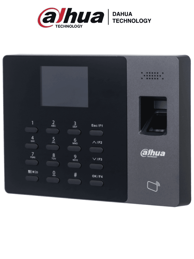 DAHUA ASA1222GL-D - Control de Asistencia Stand Alone con Batería Incluida/ 1000 Usuarios, Passwords y Tarjetas ID/ 2000 Huellas/ 100,000 Registros de Asistencias/ Protocolos TCP/IP/UDP/IPv4/ USB p/Exportar Registros/ Horarios/