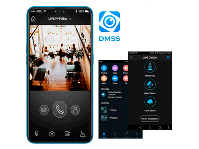 DAHUA KTW01 - Kit de Videoportero WiFi/ Monitor con Pantalla de 7"/ 6 Entradas de Alarmas/ 8 Zonas de Alarma Inalámbricas/ Ranura MicroSD/ Graba y Captura Imágenes/ Camara de 2MP con WDR Real e IR/ Controla 2 Puertas/ Apertura con Tarjeta