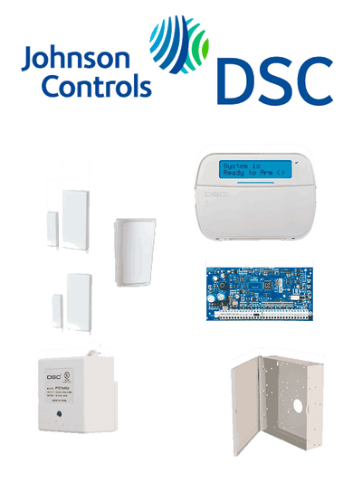 DSC NEO-RF-LCD-SB - Paquete NEO con 32 Zonas/ Panel HS2032/ Teclado Alfanumérico HS2LCDRF9 N / Gabinete GMX003 / 2 Contactos Inalámbricos PG9303 / 1 Detector de Movimiento PG9914 / Transformador/Sin Batería