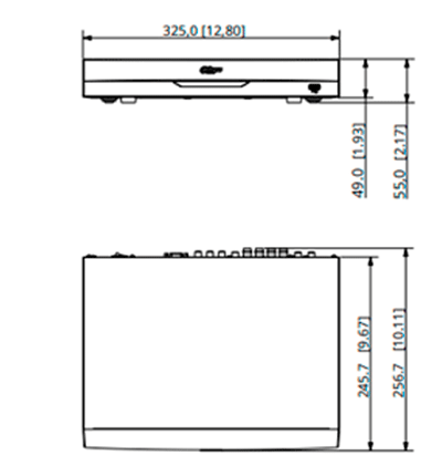 DAHUA XVR5108HE-I3 - DVR de 8 Canales 5 Megapixeles Lite/ WizSense/ H.265+/ 8 Canales +4 IP/ Hasta 12 Ch IP/ 1 Canal de Reconocimiento Facial/ SMD Plus/ Protección Perimetral/ 1 Puerto SATA/ 8&3 E&S de Alarmas/ 8 Entradas de Audio/ IoT&POS/ 