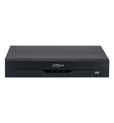 DAHUA XVR5108HS-4KL-I3 - DVR 8 Canales 4k/ WizSense/ H.265+/ 8 Canales +8 IP/ Hasta 16 Canales IP/ 2 Canales de Reconocimiento Facial/ SMD Plus/ Codificación con IA/ 1 Sata de Hasta 16 TB/ Soporta CVI/AHD/TVI/ CVBS e IP/ IoT&POS/ 