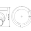 DAHUA HAC-HDW1500TLQ-A - Camara Domo de 5 Megapixeles/ Microfono Integrado/ Lente de 2.8mm/ IR de 30 Mts/ IP67/ Starlight/ CVI/CVBS/AHD/TVI/