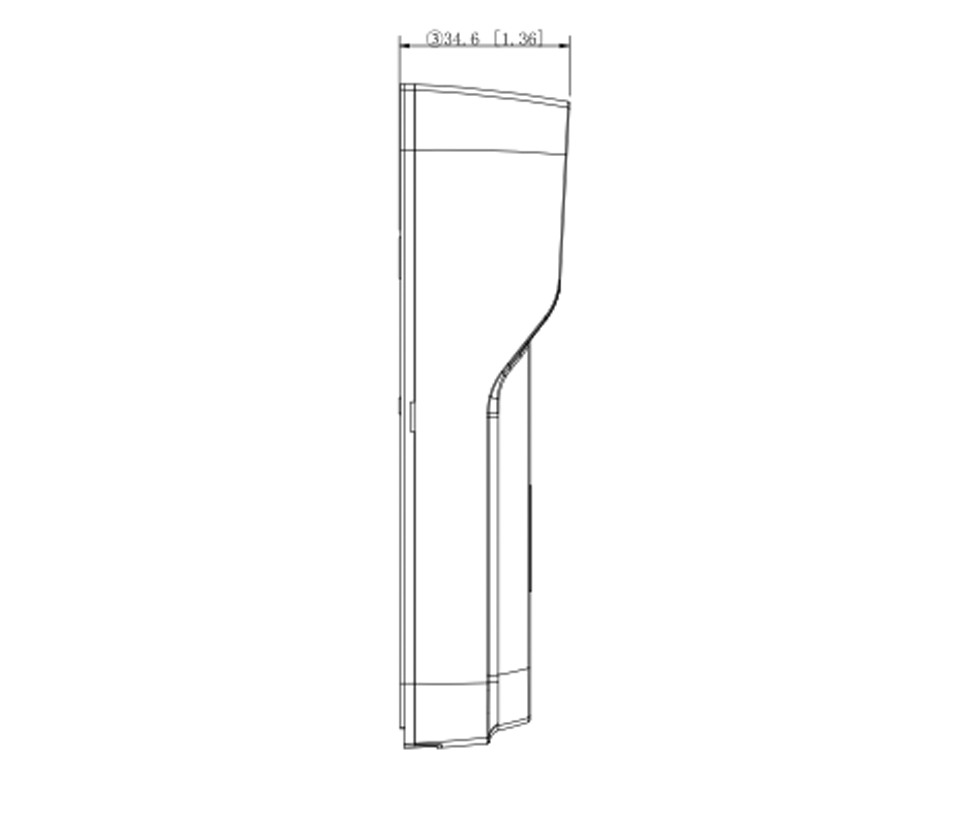 DAHUA VTO2111D-P-S2 - Frente de Calle de Videoportero IP/ Alámbrico/ Función Independiente/ Angulo Visión 107 Grados con WDR / Soporta Apertura de Puerta por APP, Tarjeta y desde Monitor/ Uso Exterior IP65/ PoE/ Soporta Hasta 10 Monitores/
