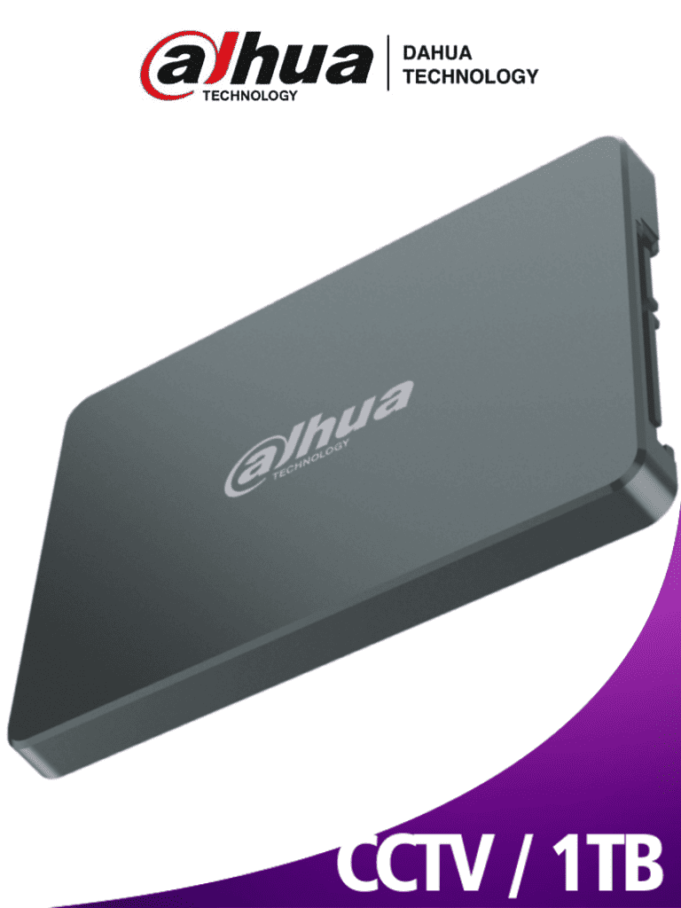 DAHUA SSD-V800S1TB - Disco de Estado Solido de 1TB 2.5"/ Especial para DVR o NVR / SSD CCTV Series/ Incluye Adaptador Para Instalación/ Puerto SATA/ SSD Especial Para Videovigilancia