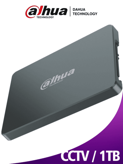 DAHUA SSD-V800S1TB - Disco de Estado Solido de 1TB 2.5"/ Especial para DVR o NVR / SSD CCTV Series/ Incluye Adaptador Para Instalación/ Puerto SATA/ SSD Especial Para Videovigilancia