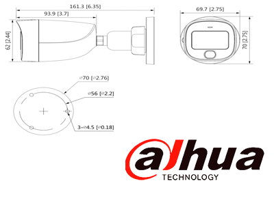 DAHUA FULLCOLORKIT-A - Kit de 4 Canales Full Color de 2 Megapixeles con Audio/ DVR Cooper-I WizSense/ Con IA/ 4 Cámaras Full color de 2 Megapixeles con Microfono Integrado/ 4 Ch + 1 IP/ 4 Ch SMD Plus/ Accesorios Incluidos/ Busqueda de Humanos/