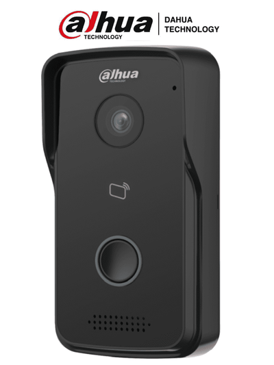 DAHUA VTO2111D-P-S2 - Frente de Calle de Videoportero IP/ Alámbrico/ Función Independiente/ Angulo Visión 107 Grados con WDR / Soporta Apertura de Puerta por APP, Tarjeta y desde Monitor/ Uso Exterior IP65/ PoE/ Soporta Hasta 10 Monitores/
