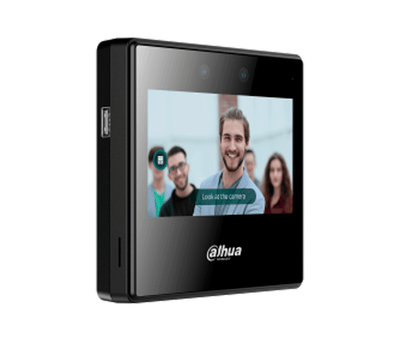 DAHUA ASA3223A-W - Control de Asistencia con Reconocimiento Facial/ Pantalla Touch de 4.3 Pulgadas/ WiFi/ 2000 Rostros y Contraseñas/ 300,000 Registros/ Detección de Vida/ 0.2 Segundos/ Rango de Reconocimiento de .3 a 1.5 Metros/