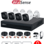 DAHUA KITXVR1B04-I+HFW1200CMA- Kit de 4 Canales de 2 Megapixeles con Audio/ DVR Cooper-I WizSense/ Con IA/ H.265+/ 4 Camaras Metalicas con Microfono Integrado/ 4 Ch+ 1 IP o Hasta 5 Ch IP/ 4 Ch SMD Plus/ Accesorios Incluidos/ 