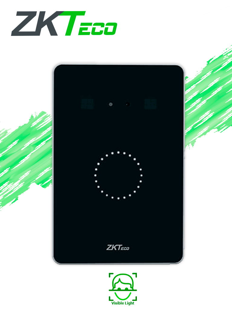 ZKTECO KF1200 - Lector Wiegand de reconocimiento facial / 1500 Rostros / 100,000 Registros / TCP/IP / Wiegand / Visible Light / Requiere panel de control de Acceso ZK