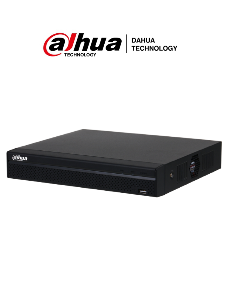 DAHUA NVR1104HS-P-S3/H NVR de 8 Megapixeles/ 4k/ 4 Canales IP/ 4 puertos PoE/ Smart H.265+/ Rendimiento de 80 mbps/ Salida de Video HDMI&VGA/ 1 Bahía de Disco Duro de Hasta 8TB/ Soporta Camaras con Protocolo Onvif & RTSP/