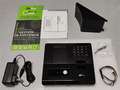 ZKTECO MB10VL- Control de Asistencia y Acceso simple / 500 huellas / 100 rostros Luz Visible / 50000 eventos / TCPIP