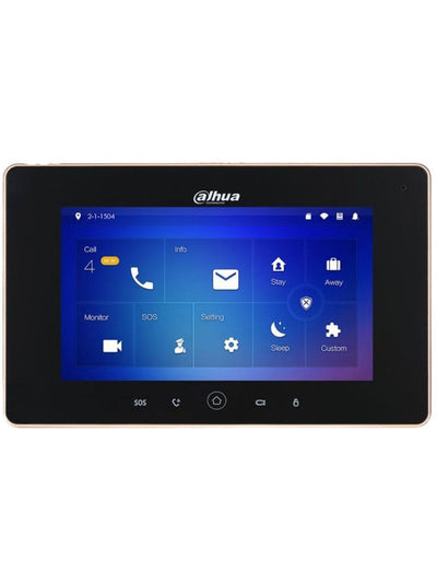 DAHUA VTH5221DS2 - Monitor IP Touch de 7 pulgadas / Conexion WiFi y Ethernet / PoE 802.3af/ Soporta MicroSD Hasta 32GB / Hasta 32 Camaras IP/ Hasta 20 Frentes de Calle/