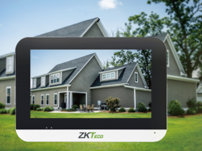 ZKTECO VK07B53LKit- Kit de Videoportero IP/ Monitor Color de 7 Pulgadas/ Frente de Calle IP55/ Cámara 1080P / PoE/ Apertura con Tarjeta Mifare y Contraseña / Excelente Visión Nocturna