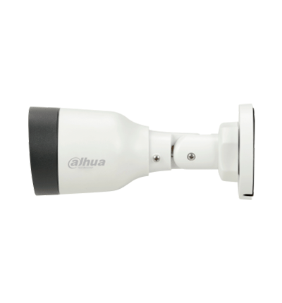 DAHUA IPC-HFW1230S1-A-S5 Camara IP Bullet de 2 Megapixeles/ Lente de 2.8mm/ 102 Grados de Apertura/ Micrófono Integrado/ H.265+/ IR de 30 Metros/ IP67/ PoE/ DWDR/