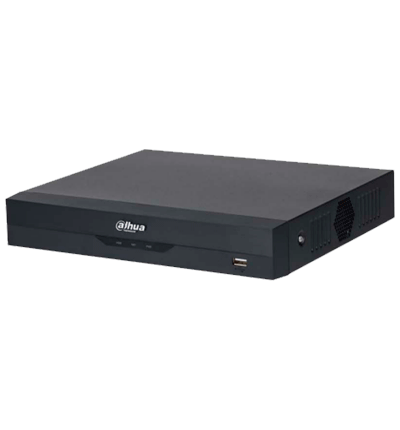 DAHUA XVR5104HS-4KL-I3 - DVR de 4 Canales 4k/ WizSense/ H.265+/ 4 Canales HDCVI+4 IP/ Hasta 8 Ch IP/ 1 Ch de Reconocimiento Facial/ Codificación con IA/ SDM Plus/ 1 Ch Proteccion Perimetral/ 1 SATA de hasta 10TB/ Funciones IoT & POS/