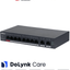 DAHUA CS4010-8ET-110 - Switch Poe de 10 Puertos/ 8 Puertos PoE 10/100/ 2 Puertos Uplink 10/100/1000/ 110 Watts Totales/ Administrable en la Nube por DoLynk Care/ PoE Hasta 250 Metros/ Carcasa Metalica/ Switching 5.6 Gbps/