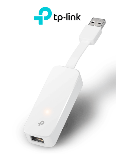 TP-LINK UE300 - Adaptador de red Ethernet USB 3.0 a RJ45 10/100/1000Mbps