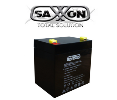 SAXXON CBAT45AH- Bateria de respaldo de 12 volts libre de mantenimiento y facil instalacion / 4.5 AH/ Compatible DSC/ CCTV/ Acceso