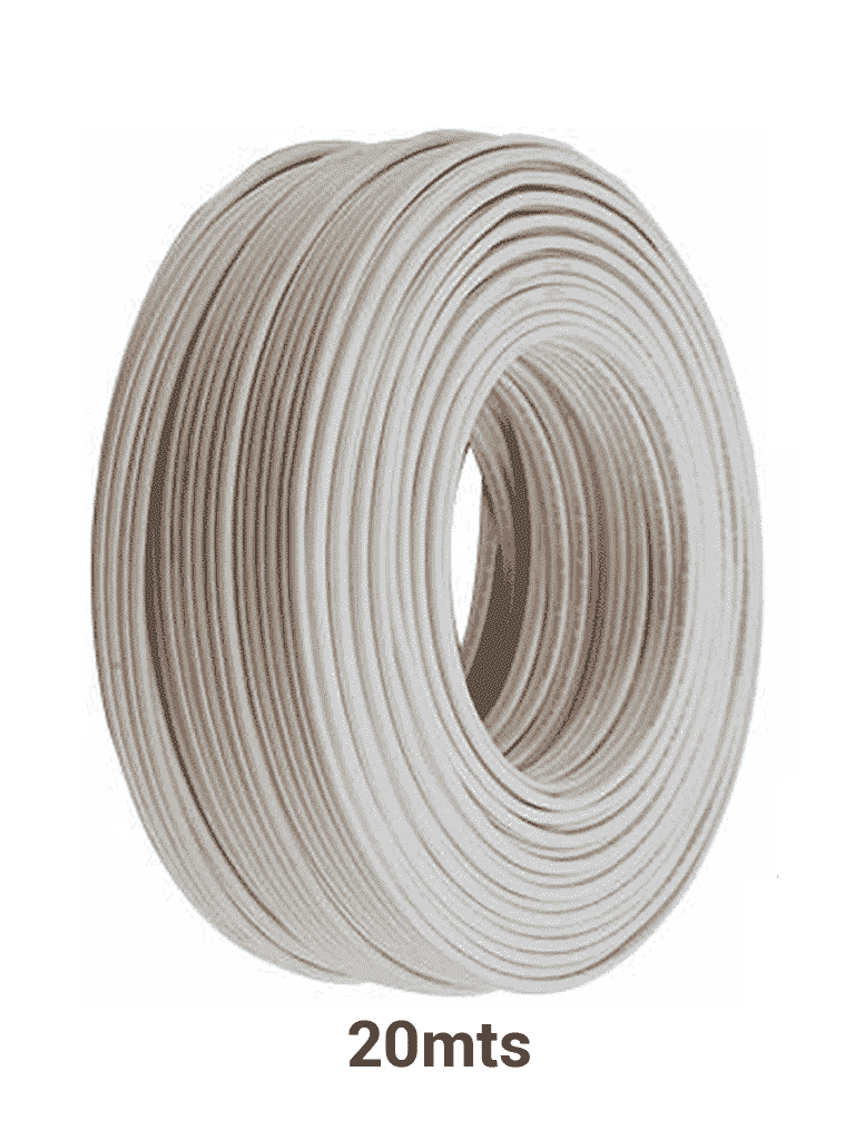 TVC CB20M - Cable bujía o doble aislado para cercos eléctricos Yonusa/ Multifilar 22 AWG / Bobina de 20 MtsTVC CB20M - Cable bujía o doble aislado para cercos eléctricos Yonusa/ Multifilar 22 AWG / Bobina de 20 Mts