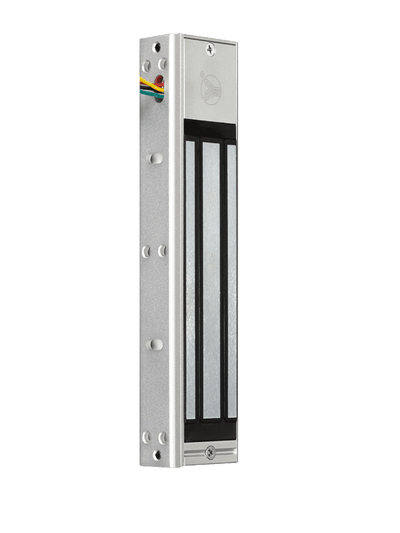 YLI YM180NLED Cerradura Magnética con indicador led para Control de Acceso / Fuerza de Sujeción 180 Kg o 350 LB / Compatible con Soporte YLI MBK180NLC y MBK180NZL / Para puerta de madera, vidrio o metal