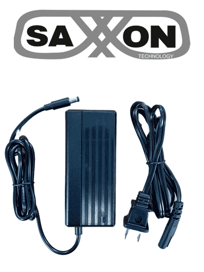 SAXXON KA3602A1203000P - Fuente de Poder Regulada / Alimentación 12 Vcc 3 Amper / Conector Macho / Voltaje de Entrada: 100-240V / Ideal para Cámaras de CCTV, Controles de Acceso y Asistencia