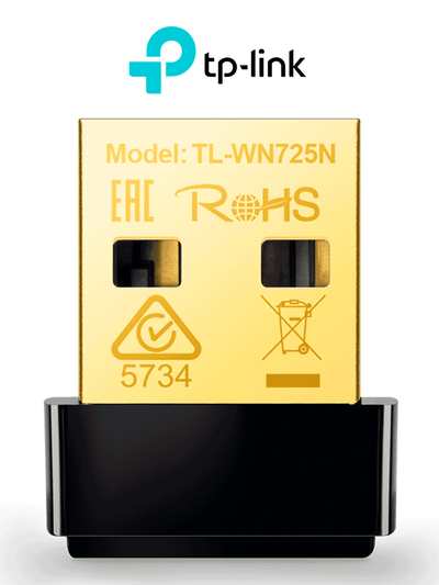 TP-LINK TL-WN725N - Adaptador USB Nano inalámbrico N 150 Mbps 2.4 GHz con 1 antena interna