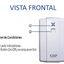 CDP R-UPR1008 - UPS Interactivo de 1000 VA y 500W, con 8 terminales de salida: 4 con respaldo y 4 con supresión de picos.
