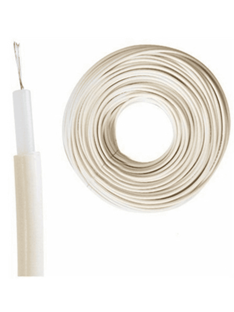 TVC CB20M - Cable bujía o doble aislado para cercos eléctricos Yonusa/ Multifilar 22 AWG / Bobina de 20 MtsTVC CB20M - Cable bujía o doble aislado para cercos eléctricos Yonusa/ Multifilar 22 AWG / Bobina de 20 Mts