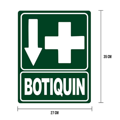 Cartel "Botiquín" LICA